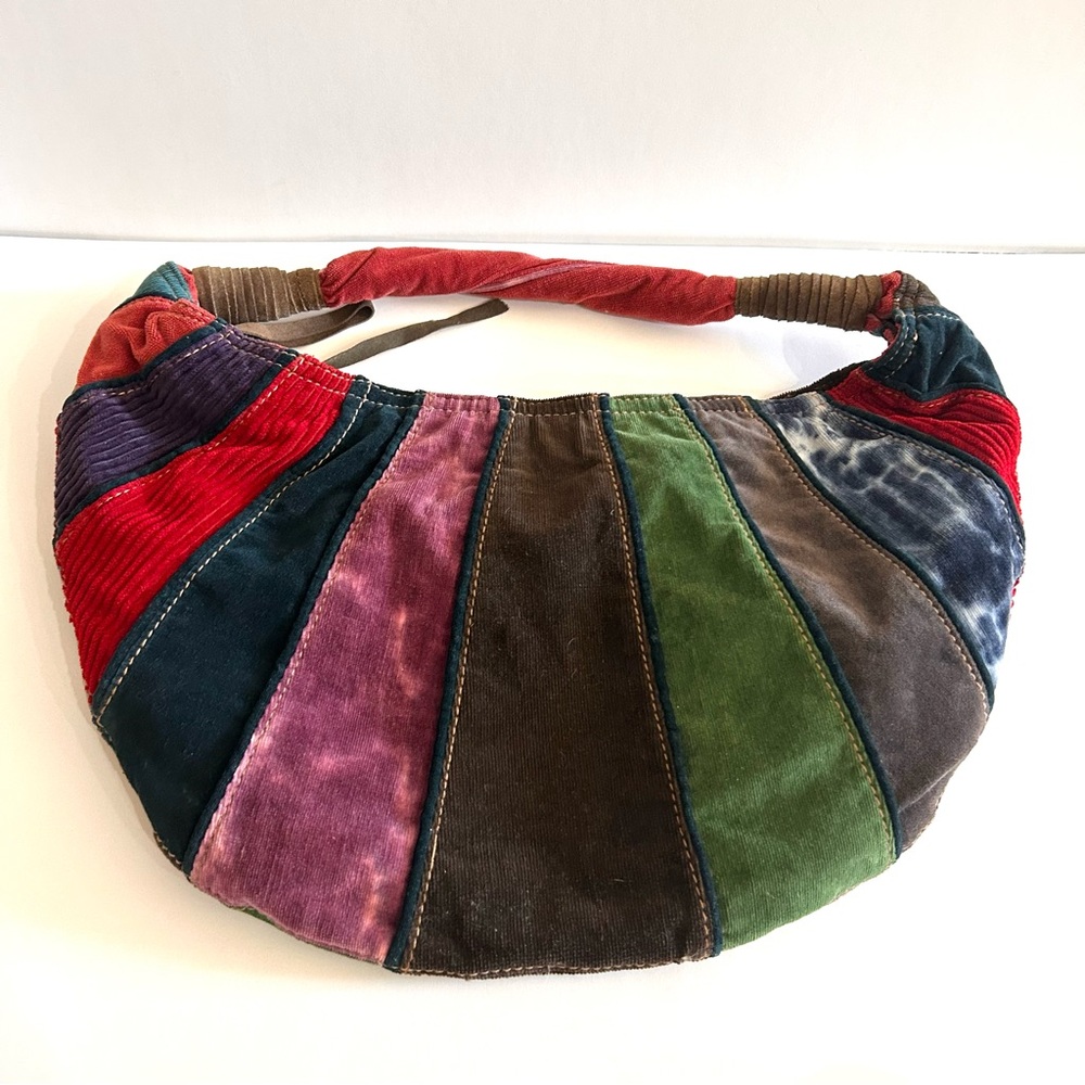 Lucky Brand Colorful Patchwork Hobo Bag Like New